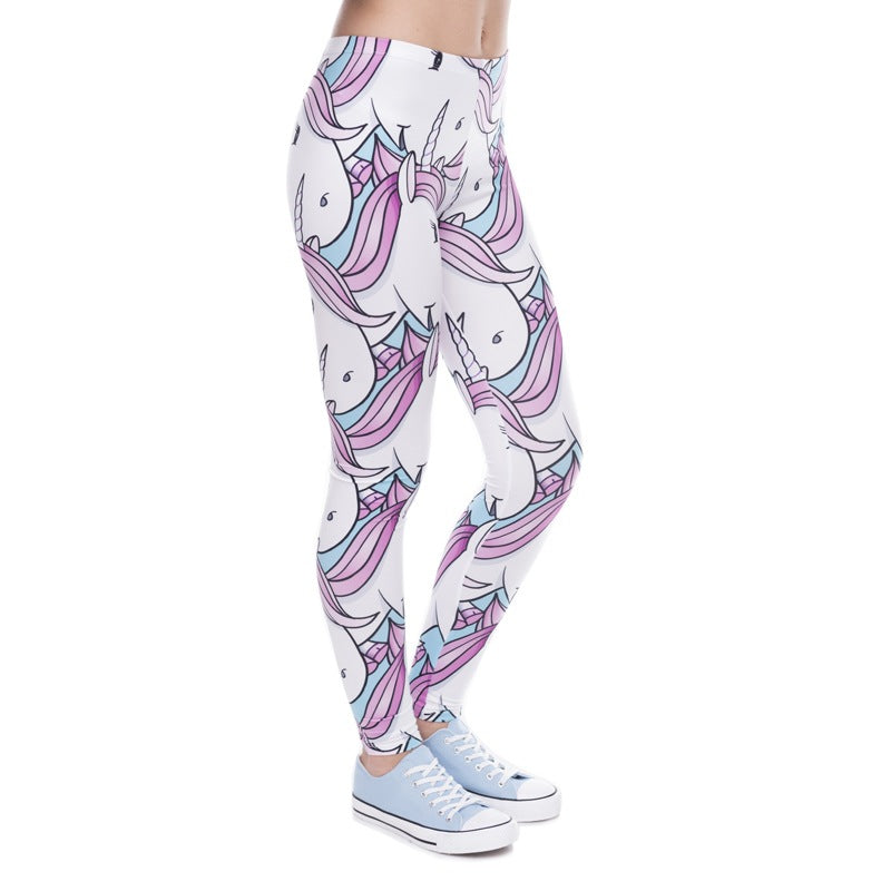 Unicorn Pink Leggings - Leggings.gg