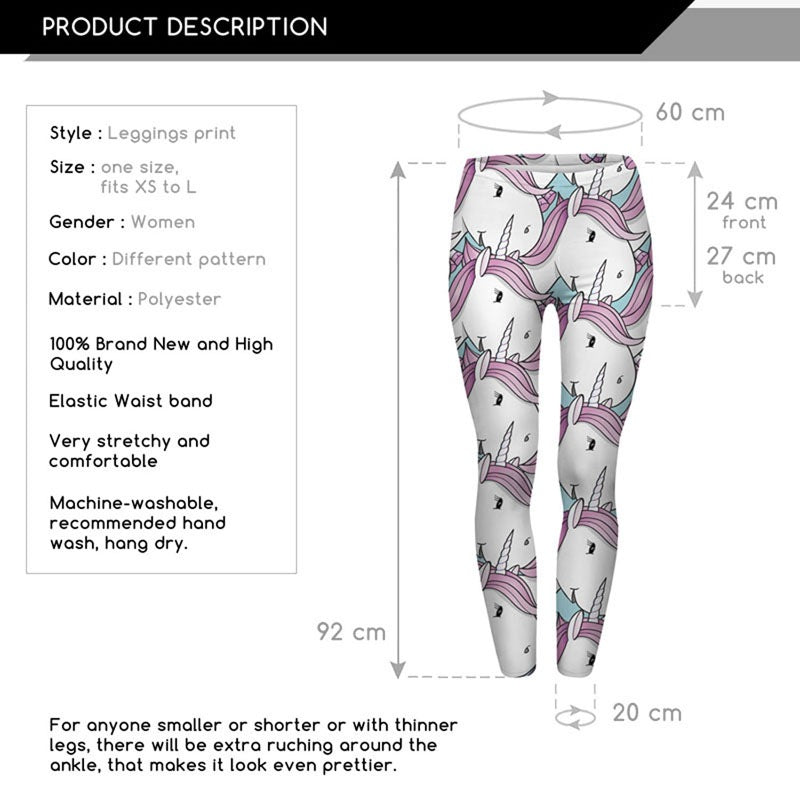 Unicorn Pink Leggings - Leggings.gg