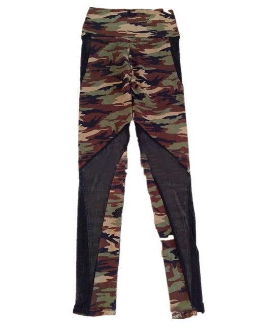 Army Camo Stripe Leggings - Leggings.gg