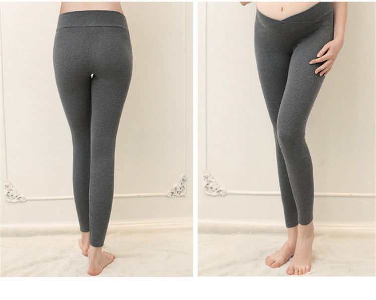 Maternity V Waist Leggings - Leggings.gg