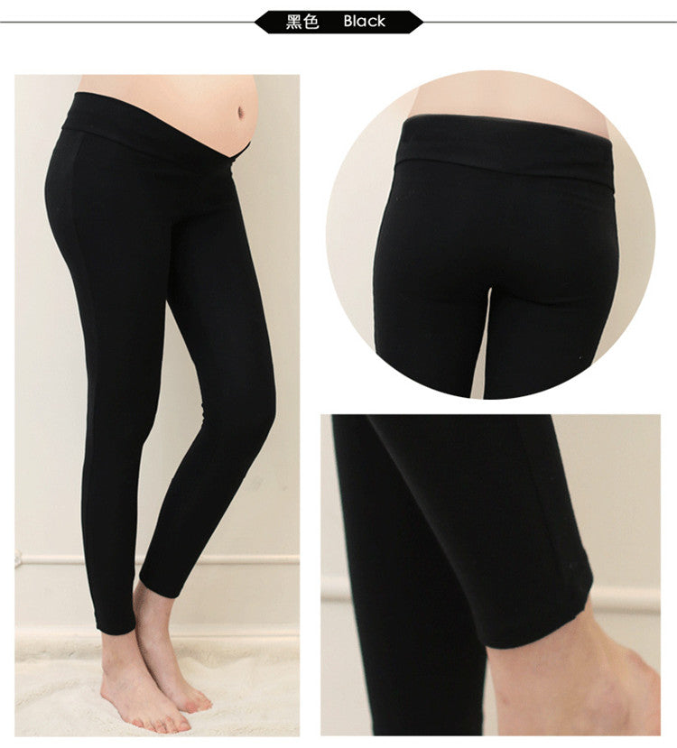 Maternity V Waist Leggings - Leggings.gg