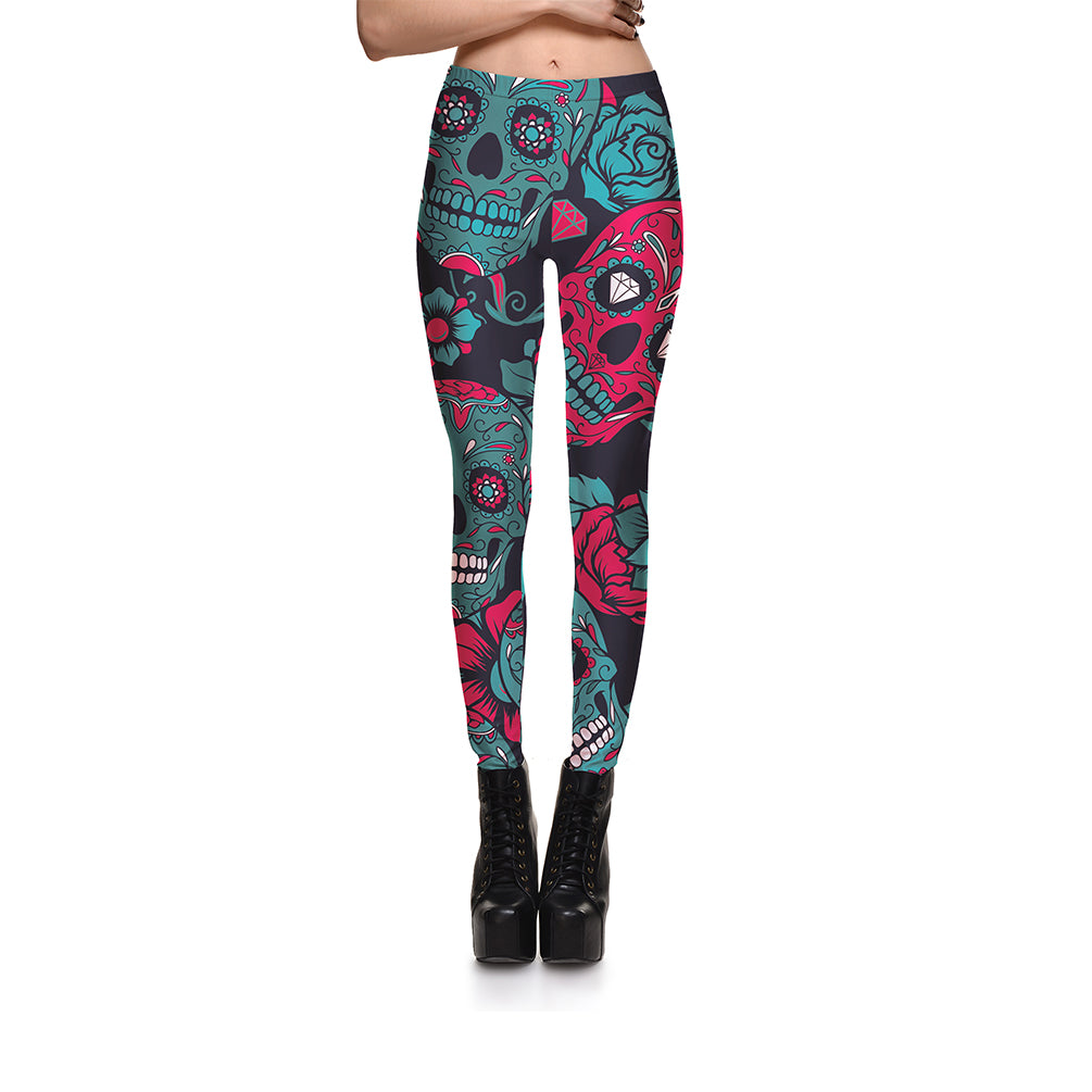 Skull Leggings - Leggings.gg