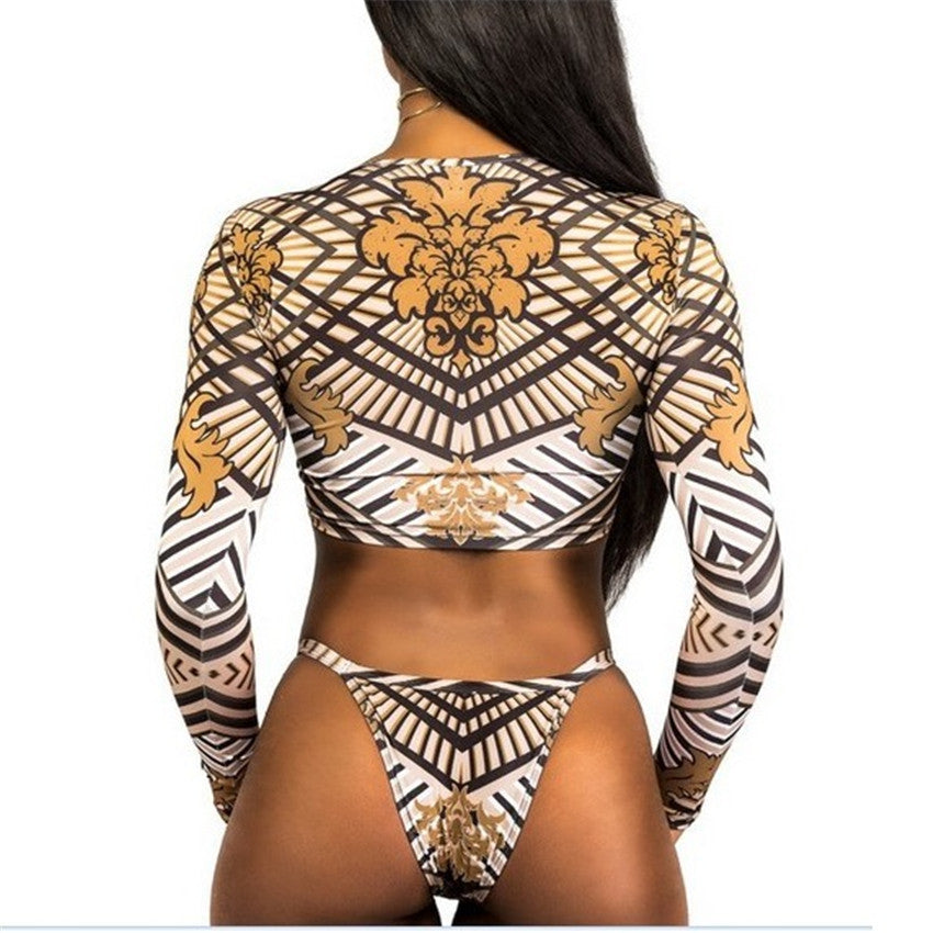 African Print Swimwear - Leggings.gg