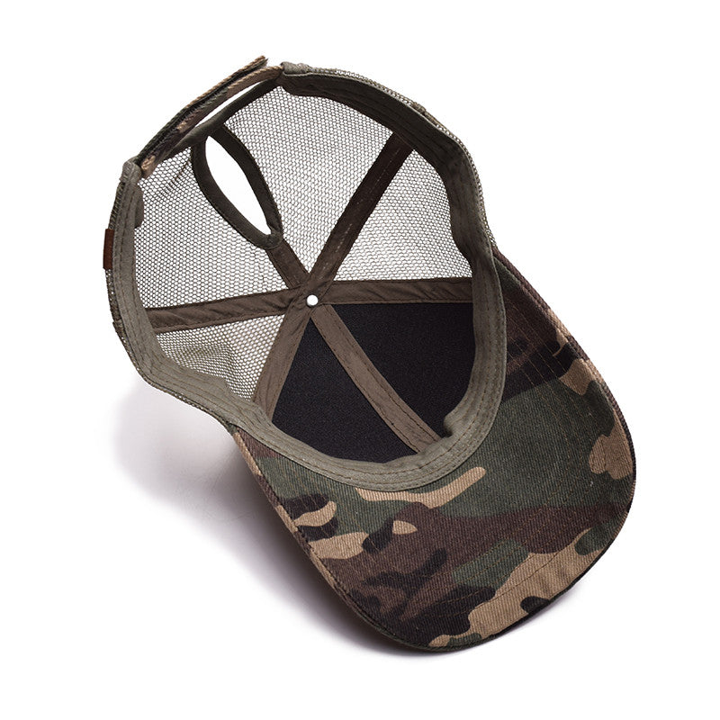 Ponytail Camo Baseball Cap - Leggings.gg