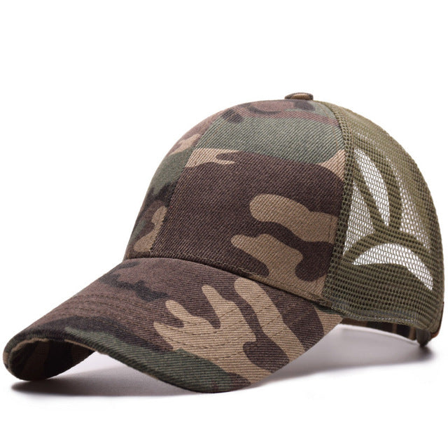 Ponytail Camo Baseball Cap - Leggings.gg