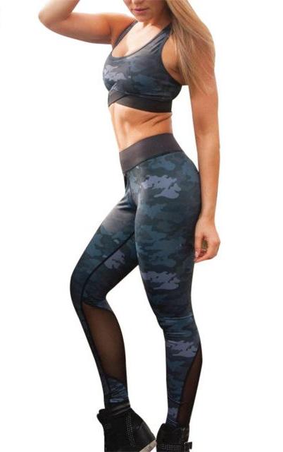 Passion Camo Leggings And Top Set - Leggings.gg