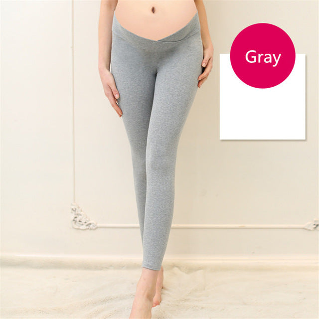 Maternity V Waist Leggings - Leggings.gg